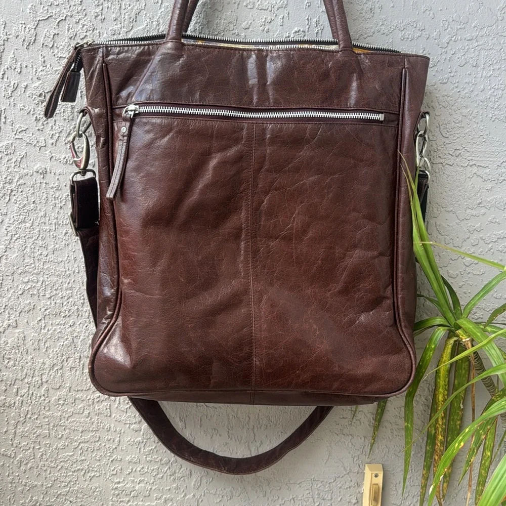 Latico “Lizzie” Leather Tote / Shoulder Brown  Bag
